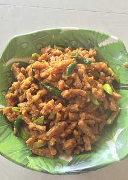 Sambal goreng tempe petai