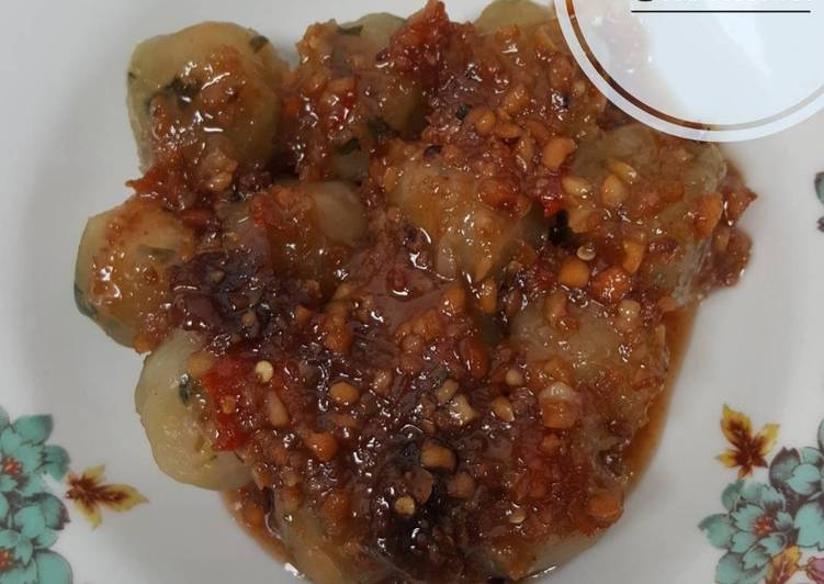 resep Cilok Mercon