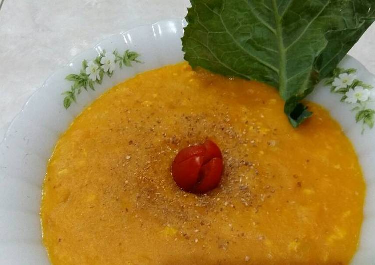 Resep Sup Krim Labu Kuning - Maria Dhevi