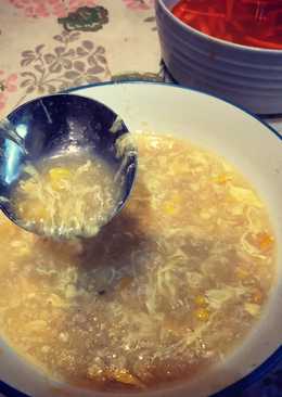 Sup jagung kepiting ala Tiger Kitchen