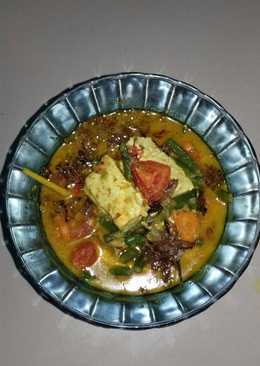 Lodeh tahucang (tahu kacang panjang)