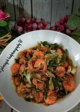 Tumis Udang Cabe Hijau. #BikinRamadhanBerkesan