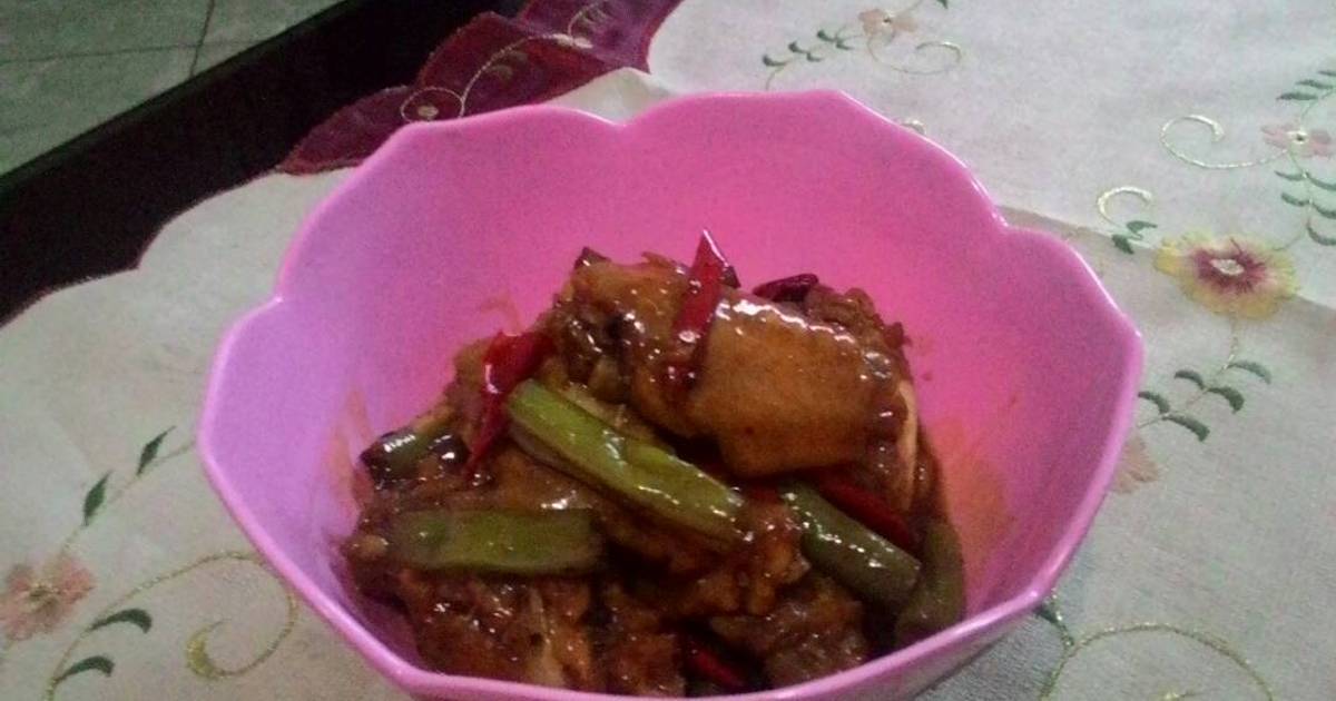 Resep Sayap ayam buncis saus kecap ala Mieta Siepramirta