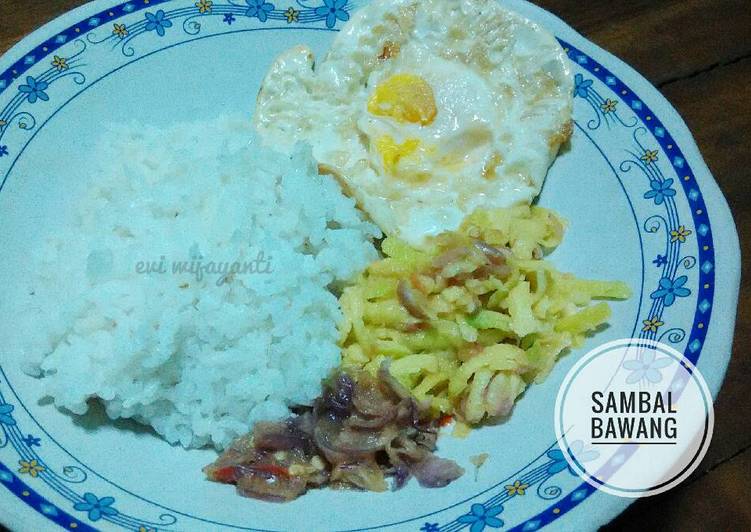 resep lengkap untuk Sambal Bawang (mentah)