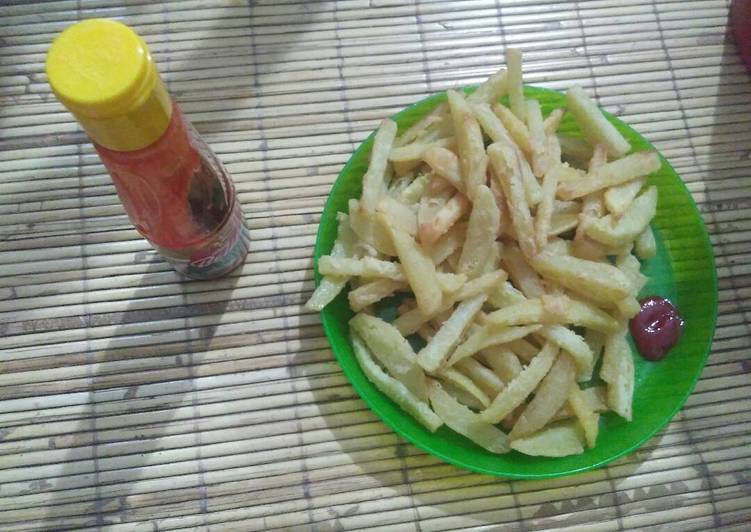 Resep Kentang goreng crunchy simple - amalia ramadhini