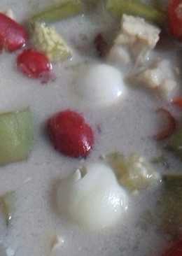 Sayur lodeh telor puyuh