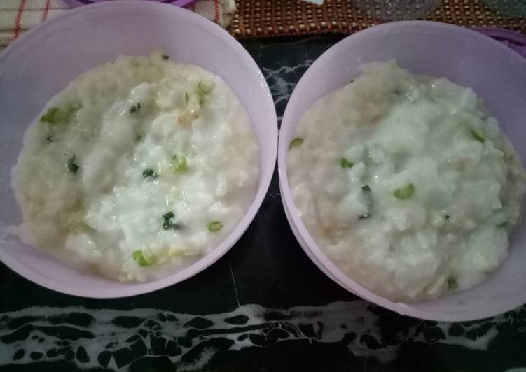 resep masakan Bubur Uduk Tumis Buncis Udang dan Telur Puyuh