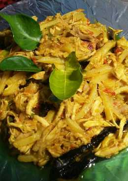 Ayam suwir mix kentang