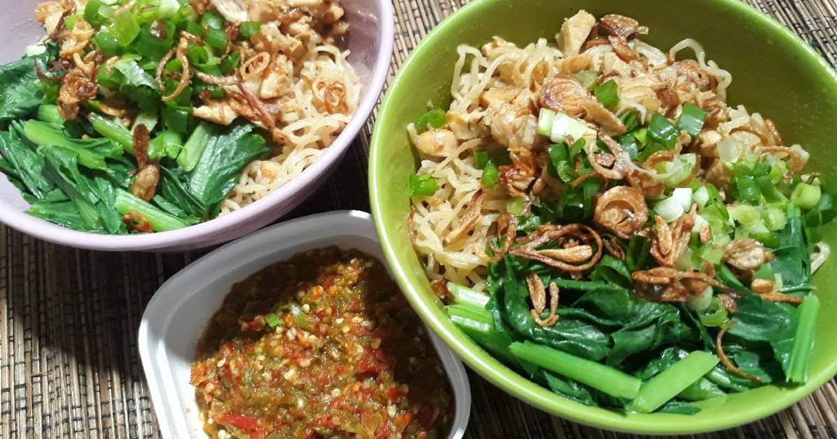 12 resep  mie  ayam  bangka enak dan sederhana Cookpad