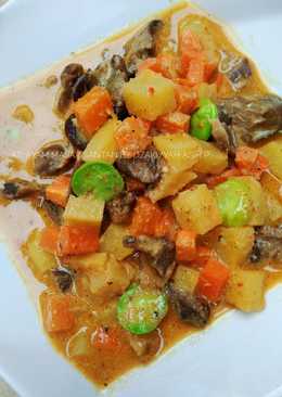 Ati ayam masak santan