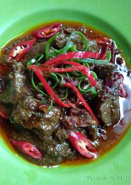 Rendang daging spesial tapi praktis