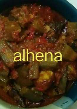 Balado terong ungu dan telur puyuh