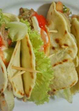 Tacos Chiken with tortila homemade