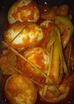 Telur tempe bumbu bali