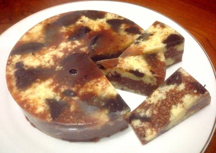 gambar untuk resep makanan Choco Oreo Marmer Bread Puding