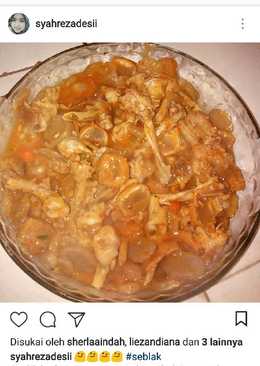 Seblak tulang & baso