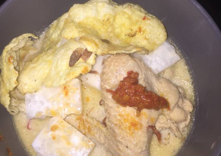 resep masakan Opor ayam + lontong #keto