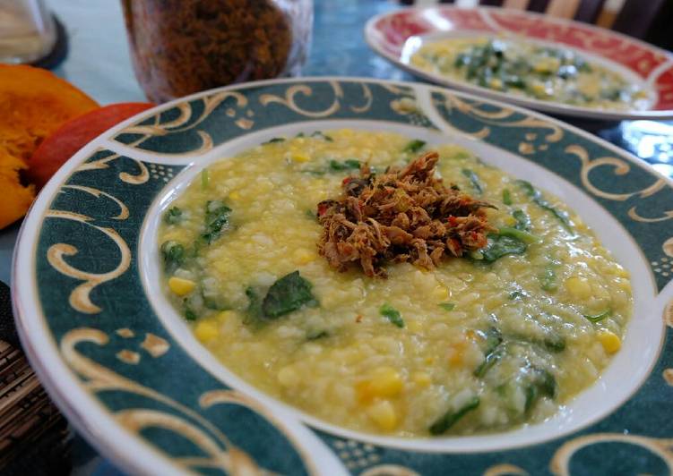 Resep Bubur Manado Gurih Sehat Oleh adescapin