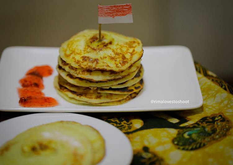 gambar untuk resep Pancake Tape Singkong Anak Negeri