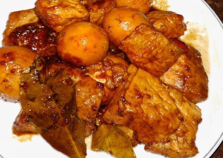 gambar untuk resep Tahu Telur Bacem / Semur