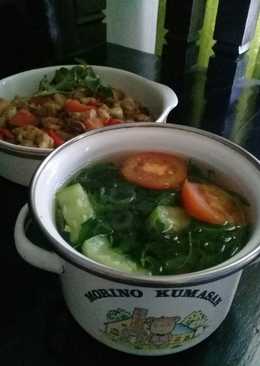 Sayur bayam kmangi suueger..ala lintang