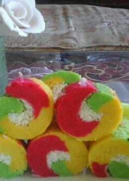 Bolu gulung rainbow irit, 1 telur