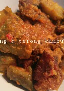 Bandeng & terong bumbu kuning