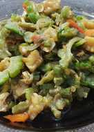 Tumis Pare Tempe Pedas Simple