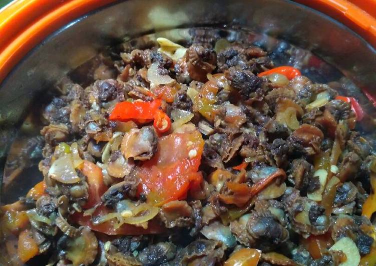 Resep Oseng kerang dara pedas By Privilia Nur Ardipi