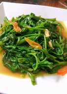 Tumis kangkung hijau