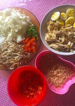 Soto ayam,koya,sambel simpel