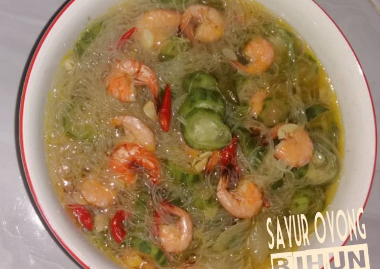 gambar untuk resep makanan Sayur oyong bihun with udang