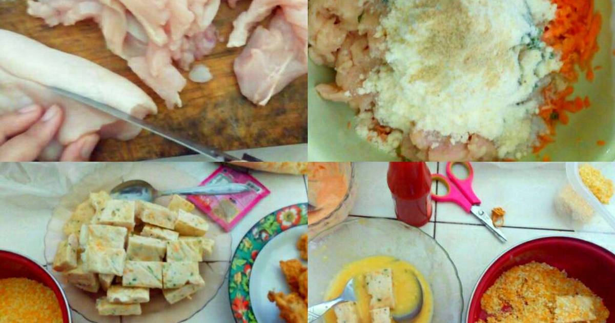 Resep Nugget ayam wortel ala Gita