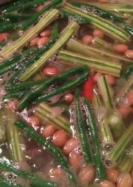 Sayur asem klentang kacang panjang kacang tanah