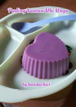 Puding Santan Ubi Ungu