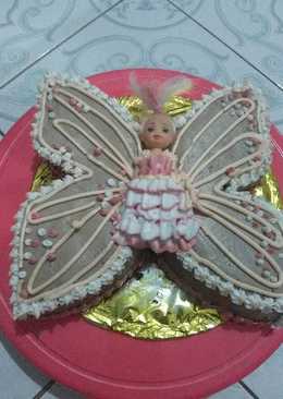 Ogura Cokelat Barbie Birthday Cake