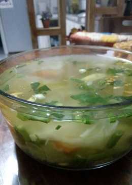 Sop Sayur Vegetarian murah meriah