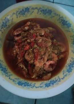 Udang asam manis telur