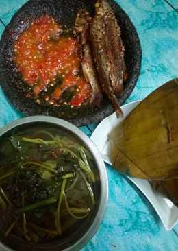 Sayur asem kacang daun ketela