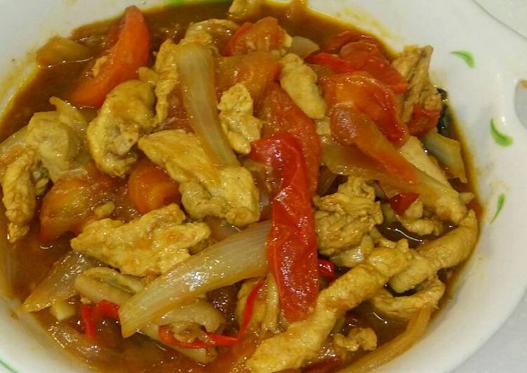 cara membuat Tumis Ayam kecap