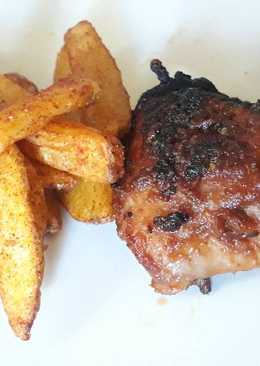 Peri-peri chicken (ayam bakar ala Afrika Selatan)