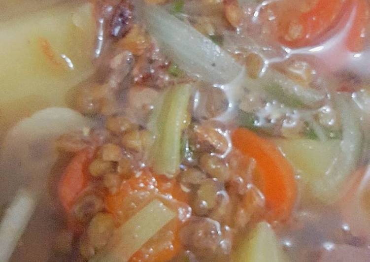 Resep Soup daging kacang hijau slow cooker Kiriman dari Ghe Homemade