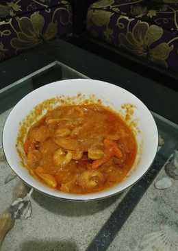 Udang wortel pedas manis