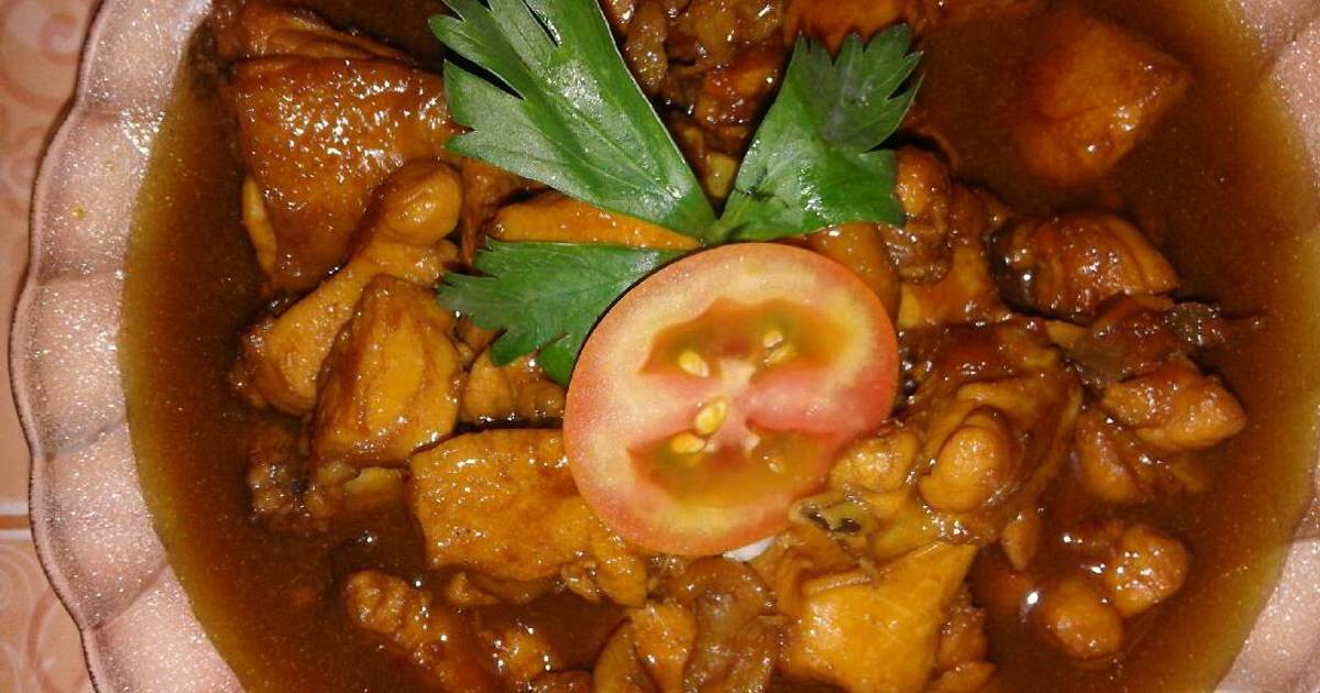 Resep Sate ayam berkuah no tusuk ala Tya ApRodhite