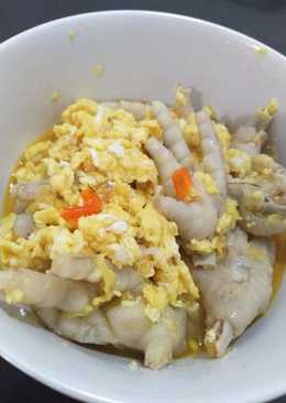 Seblak telur ceker ayam DEBM