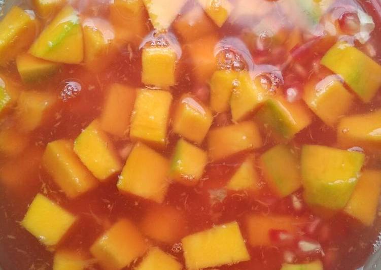 resep makanan Es buah mangga