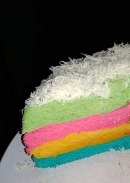 Rainbow cake simple