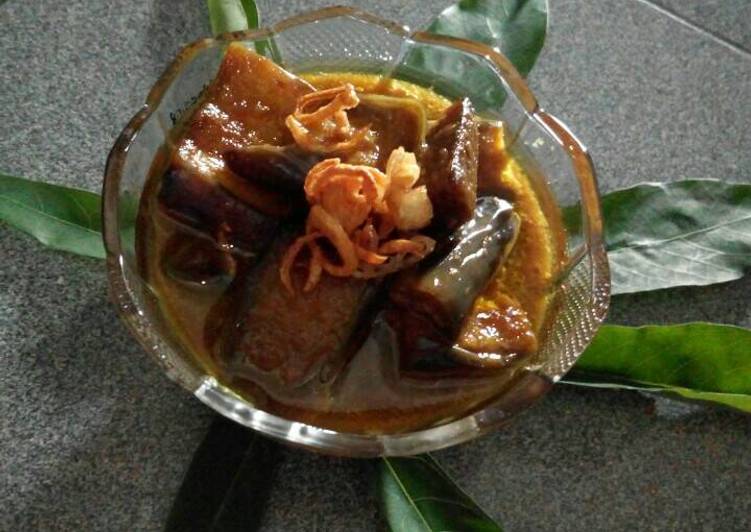 resep makanan Semur terong