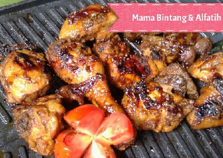  Resep Ayam bakar panggang bumbu bawang bombay oleh Mama 