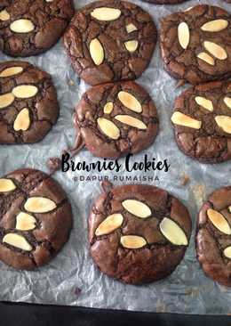 Brownies Cookies (chewy) no mixer